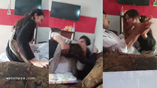 Having Fun With – Hot Bhanji Funny Trap  Almost Caught