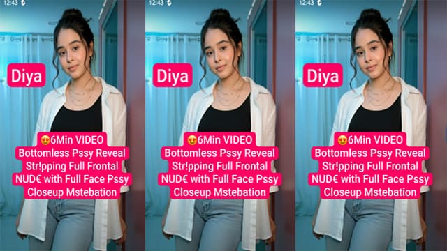 Diya Insta Model Frontal Nude Pssy Closeup Mstrbation