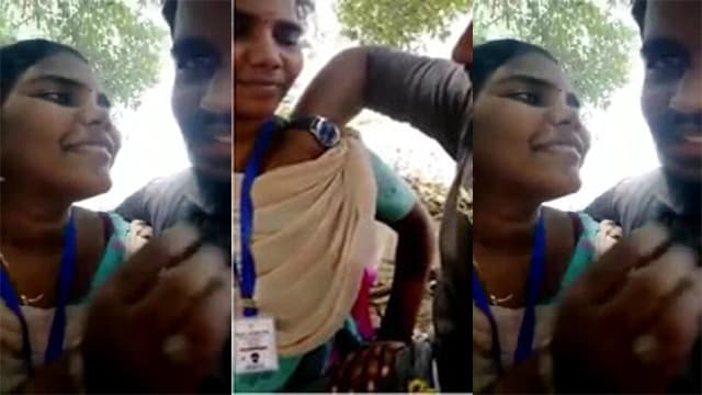Desi Tamil Girl Sucking Boyfriend Big Dick Public