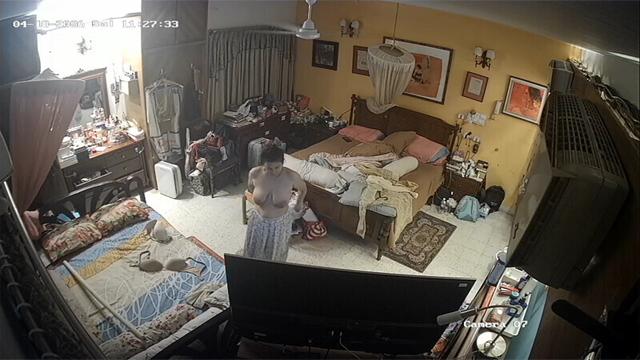 Desi Bhabhi Clothes Change Hidden CCTV Recording