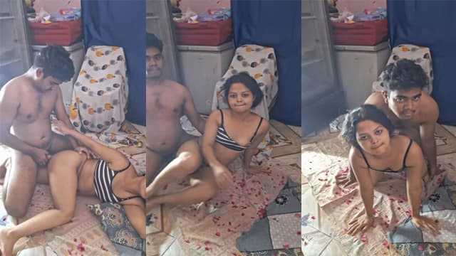 Newly Married Desi Couple Second Night Hardcore Fuck