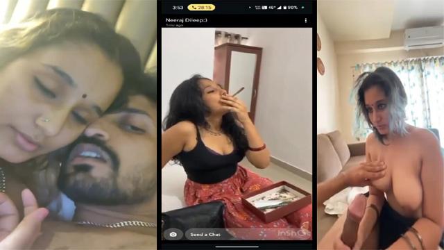 Mallu GF Smoking Sensual BJ & Fucking