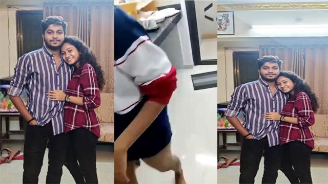Slim Horny Indian Gf Blowjob Showing Ass View