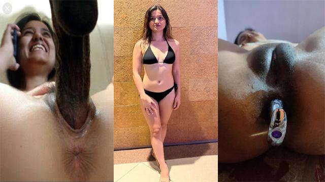 Horny Girl Taking Buttplug In Ass Hard Doggy Fuck