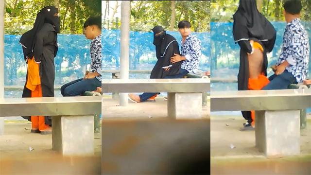 Indian Hijabi GF Sucking And Fucking Outdoor