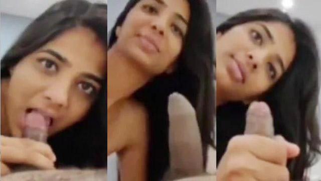 Sexy Maal Babe Sucking Boyfriend Wet Cock Viral Video