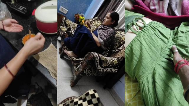 Mallu Son Groping his mom’s boobs while she is sleeping
