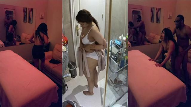 Hidden cam in massage Parlour therapist Painful sex with Customer