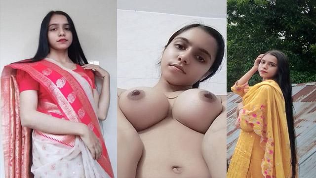 Desi Hijabi Bangla Girl Perky Boobs Showing