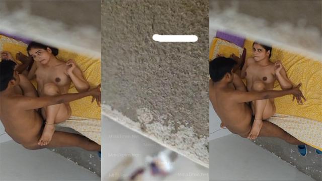 Aunty Fucking With Lover Secretly Captured By Neighbour