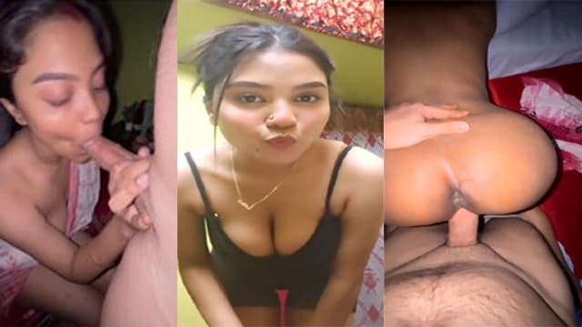Sexy Indian Horny Bengali Babe Blowjob And Hard Doggy Sex Video New
